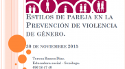 Los estilos de pareja en la prevención de violencia de género.
